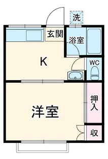 江尻ハイツ【102号室】の間取り