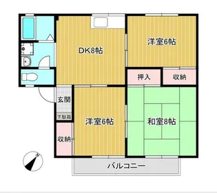 クレインヒルズ【2階】の間取り