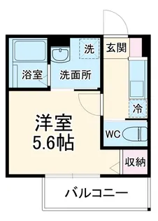 ベイルームフルリール相模大野【1階】の間取り