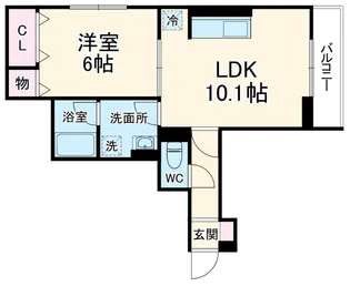 パラディーゾ湘南【2階】の間取り