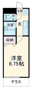 ベルーフ本町西【1階】の間取り