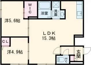 Nodo House【1階】の間取り