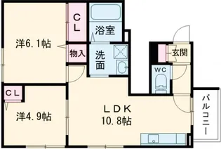 Nodo House【1階】の間取り