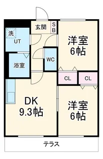 アンプルールブワ Ⅰ【101号室】の間取り