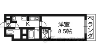 フィップロード【202号室】の間取り