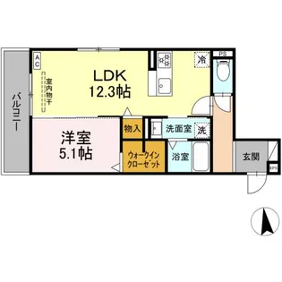 ニューヴィレッジⅡ【2階】の間取り