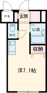 Cornusハイツ【2階】の間取り