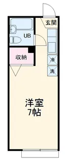 クリード栗谷【2階】の間取り