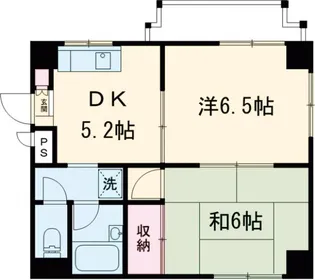 サクセス八日町【4階】の間取り