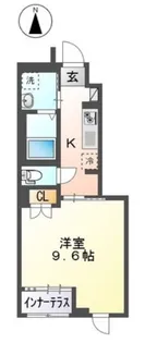 ラフィーネポルテ【1階】の間取り
