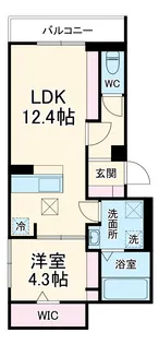 ルヴィータ本陣【1階】の間取り