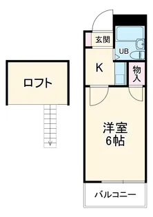 グリーンコートKAWADA【2階】の間取り