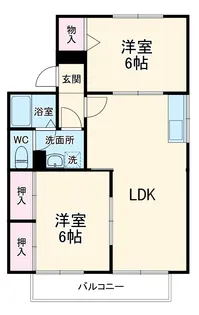 パークアベニュー小塚【102号室】の間取り