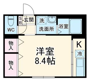 シャーメゾンJS【202号室】の間取り