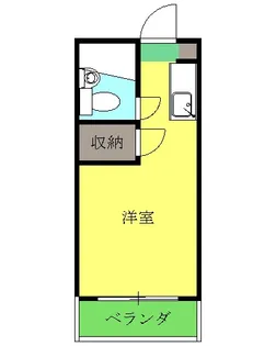 レジデンスカープ八王子【2階】の間取り