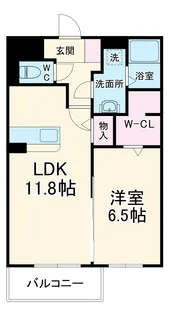 ティーダ【3階】の間取り