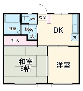 ヒルズヤマモト【1階】の間取り
