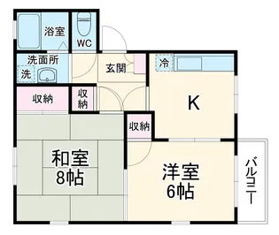 ホワイトフレグランス Ⅱ【2階】の間取り