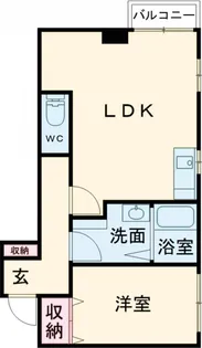 メゾンピレネ【2階】の間取り