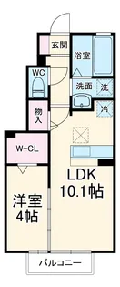 ジーニアスⅡ【1階】の間取り