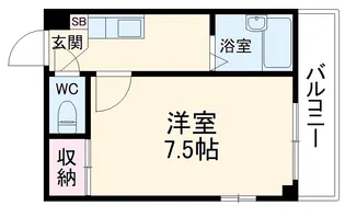 マイシャンポール【4階】の間取り