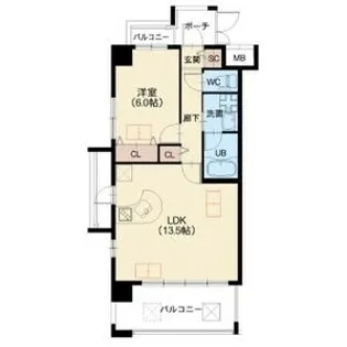 NORTH VILLAGE壱番館【8階】の間取り