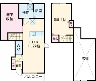 リベルタ【105号室】の間取り