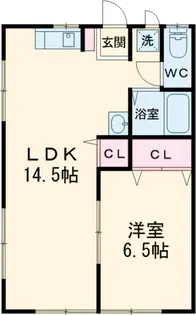ミナミハイツ【202号室】の間取り