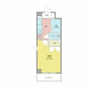 Deux・Shellpourl【1階】の間取り