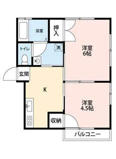 サンハイツ【202号室】の間取り