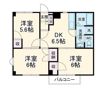グリーンハイツ【1階】の間取り