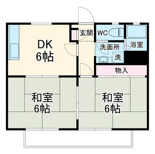 コスモレジデンス【2階】の間取り