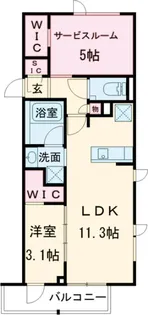 イプセ白金台【4階】の間取り