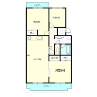 リバーサイドコーポ【103号室】の間取り