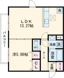 アゼリア【1階】の間取り