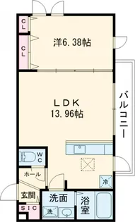 アゼリア【1階】の間取り