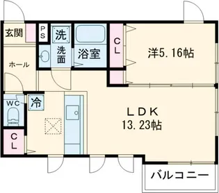 アゼリア【1階】の間取り