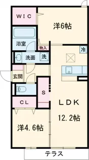 セレスティア新宿【1階】の間取り