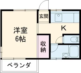 コート幸【2階】の間取り