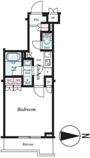 ルーブル武蔵新城参番館【5階】の間取り
