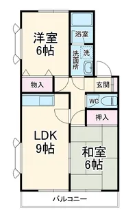 ロイヤル宮前B棟【202号室】の間取り