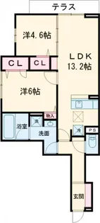 セレスティア新宿【3階】の間取り