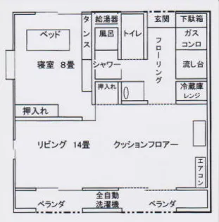 萩原ハイツ【306号室】の間取り