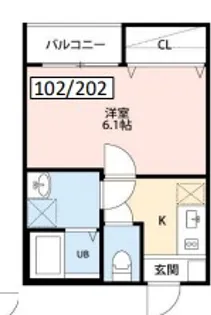 SAKURA An【202号室】の間取り