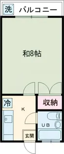 コーベル駒生B【103号室】の間取り