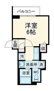 ルナネスト津田沼【1階】の間取り