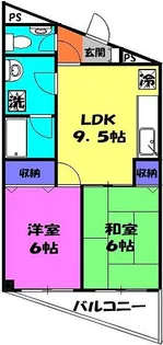 ラ・ベルチュ町田【3階】の間取り