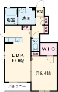 シャーメゾン・ルーチェC【1階】の間取り