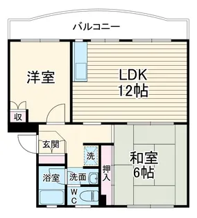 椿ハイツ【202号室】の間取り