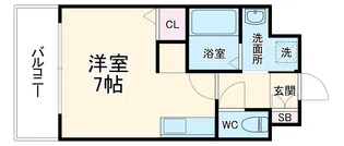 レークス新大阪ウエスト【2階】の間取り